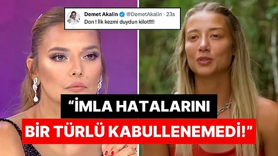 Survivor Fanı Demet Akalın'ın Aleyna'ya 'Don' Yorumundan Sonra Gelen Yazım Hatası Silsilesi Çileden Çıkardı