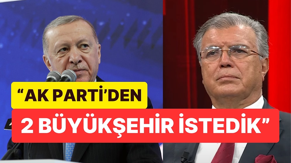 Yeniden Refah Partili Doğan Aydal AK Parti'den İki Büyükşehiri İstediklerini Açıkladı
