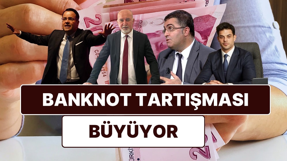 500 ve 1000 TL'lik Banknot Tartışmasına Özgür Demirtaş'tan Sonra Ersan Şen ve Hadise'nin Eski Eşi de Girdi