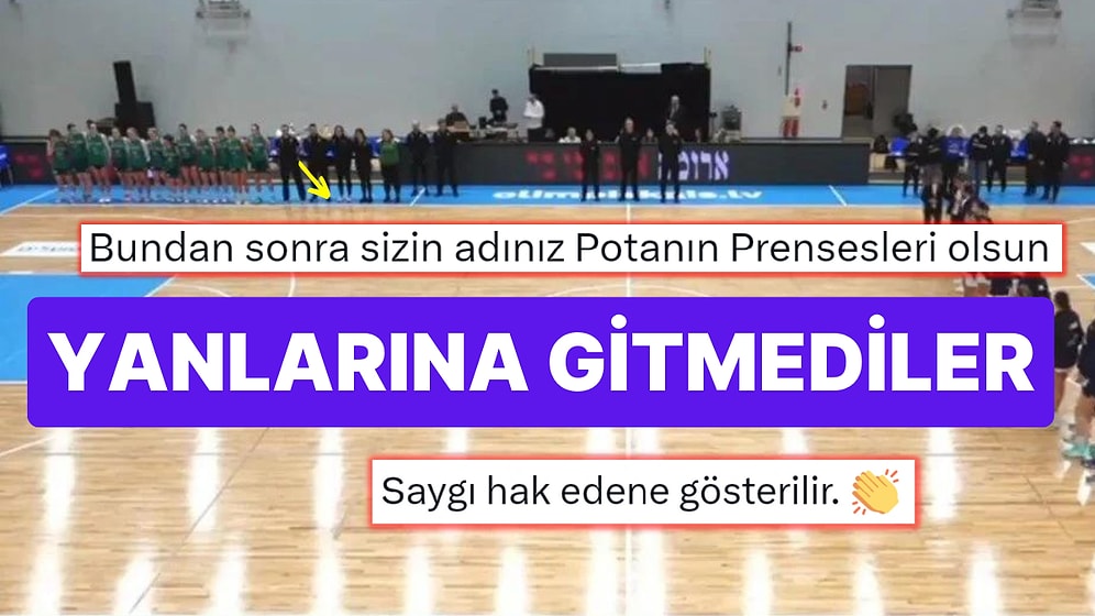 İrlandalı Kadın Basketbolcular Rakibi İsrail'i Maç Öncesinde Protesto Etti