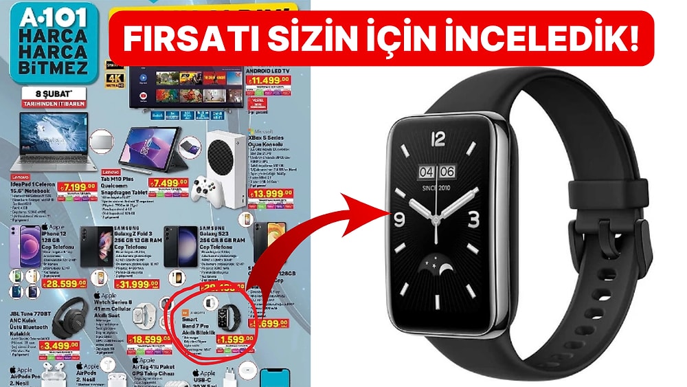 A101'de Satışa Sunulan Xiaomi Smart Band 7 Pro Akıllı Bileklik Modeli Alınır mı? Özellikleri ve Yorumları!