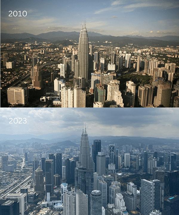 10. KL Kulesi'nden Kuala Lumpur, Malezya.