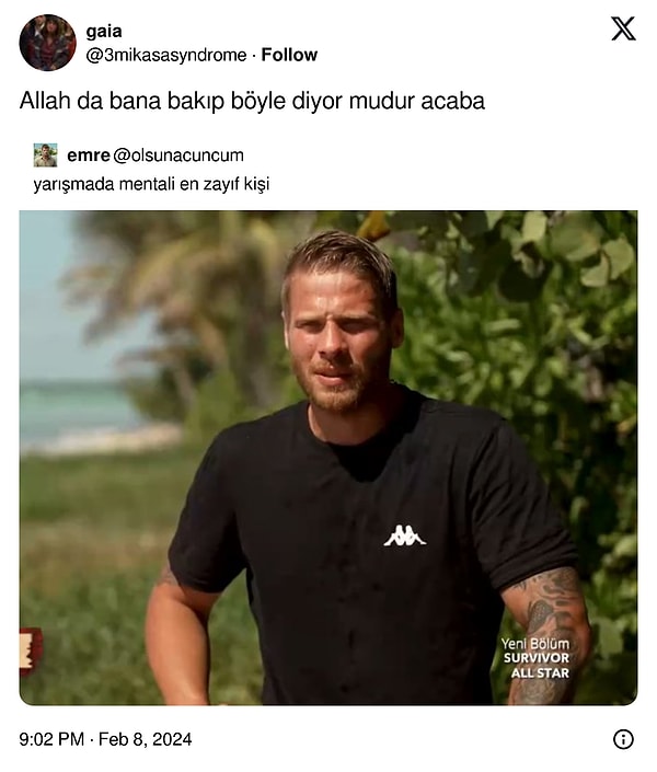 Hayat bir Survivor...