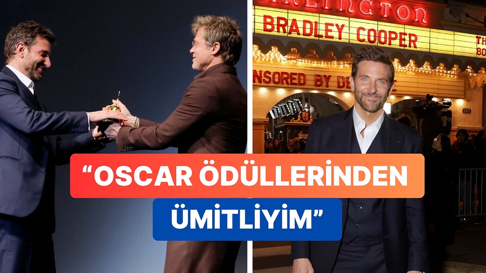 Gözümüz Gönlümüz Açıldı: Brad Pitt Bradley Cooper'a "Maestro" Filminin İlk Ödülünü Kendi Elleriyle Verdi