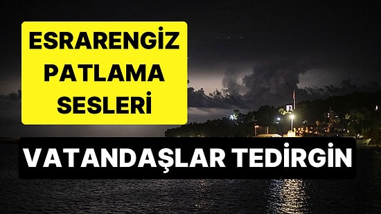 Karadeniz'de Patlama Sesleri: Kıyı Şeridinde Tedirginlik Hissedildi