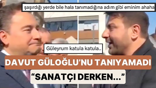 Düzce'yi Ziyaret Eden Ali Babacan YRP Düzce Adayı Davut Güloğlu'nu Tanıyamadı: "Sanatçı Derken..."