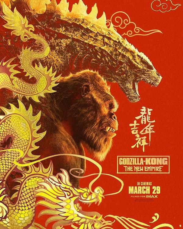 Godzilla x Kong: The New Empire filminden yeni bir afiş yayımlandı.