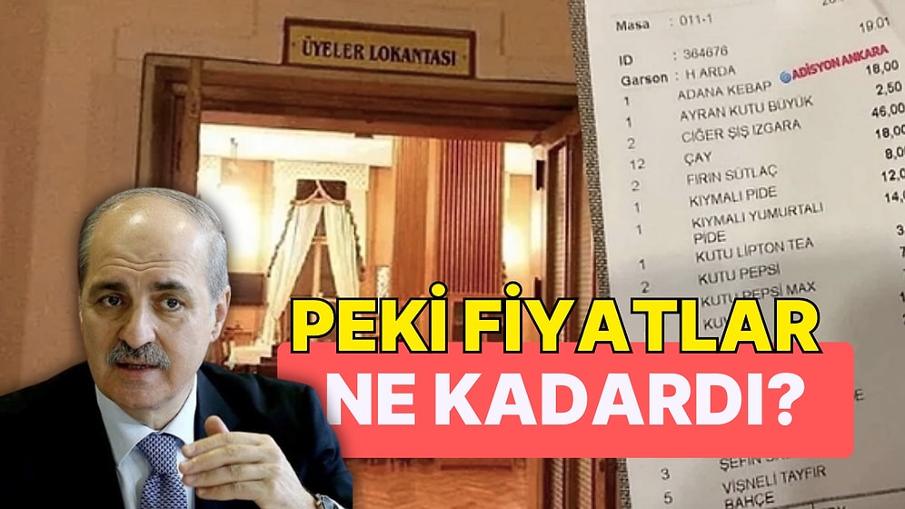 "Tek Maaşımız Var" Diyen Numan Kurtulmuş Meclis Lokantasındaki Düşük Fiyatları Böyle Savundu