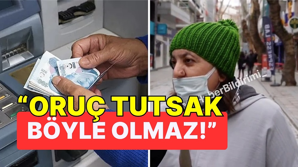 Bir Vatandaş Sokak Röportajında Yetmeyen Maaşlara Bulduğu İlginç Çözümü Paylaştı