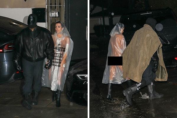 Her şey önce ikilinin sokaklarda tuhaf kıyafetlerle gezinmeleriyle başladı: Hatta Kanye West'in eşi Bianca'yı müstehcen giymeye zorladığı iddia edildi.