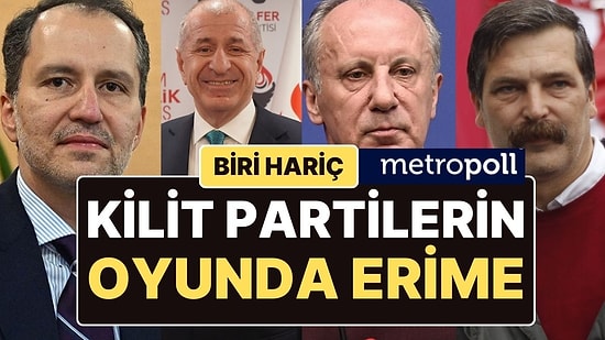 Metropoll'den Seçim Anketi: Kilit Partilerin Oylarında Dikkat Çeken Düşüş!