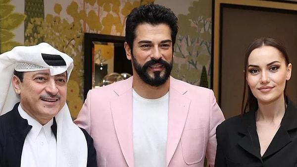 Ünlü oyuncu Burak Özçivit ve oyuncu eşi Fahriye Evcen bir reklam filmi müjdesi vermiş ve birlikte çekimler için Katar'a gitmişti.