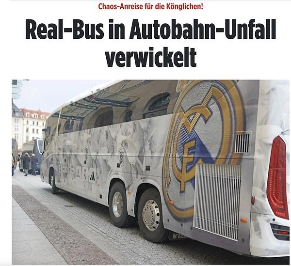 Kazanın maddi zararla atlatıldığı ve Real Madrid otobüsünün kısa bir duraklamanın ardından yoluna devam ettiği öğrenildi.