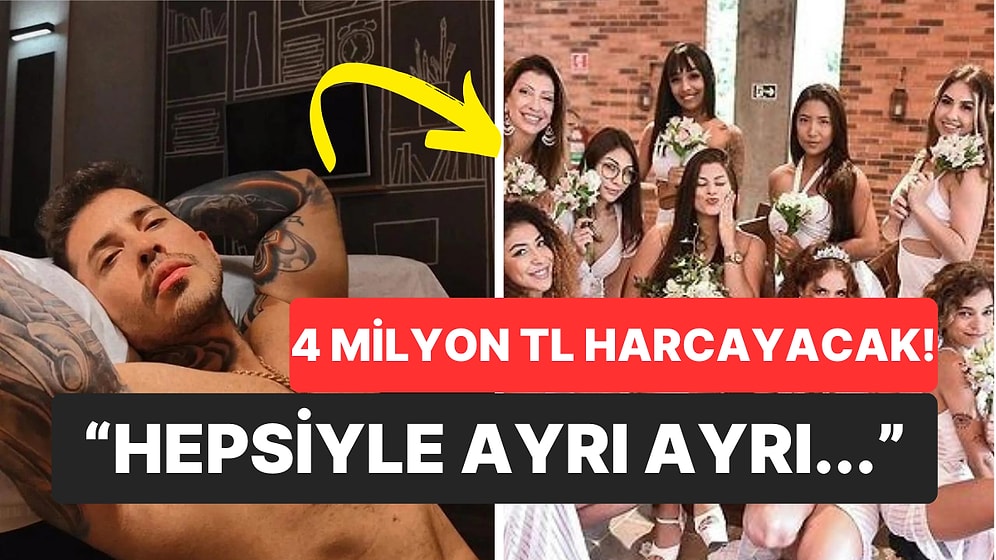 5 Kadın ile Evlendiğini Söyleyen İnternet Fenomeni İlginç Sevgililer Günü Planını Anlattı