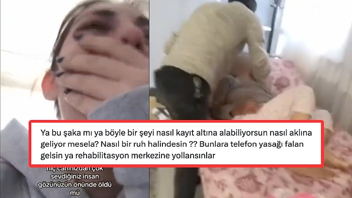 Babaannesinin Ölüm Anını Ağlayarak Kayda Alan Kullanıcıya Tepki Yağdı!