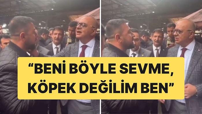 MHP’li Manisa Büyükşehir Başkanı Cengiz Ergün’e Protesto: “Beni Böyle Sevme, Köpek Değilim”