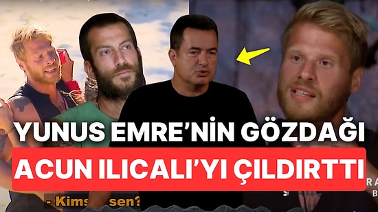 Survivor All Star'ın Yeni Bölümünde Acun Ilıcalı'ya Gözdağı Vermeye Çalışan Yunus Emre Gerginlik Yaratacak!