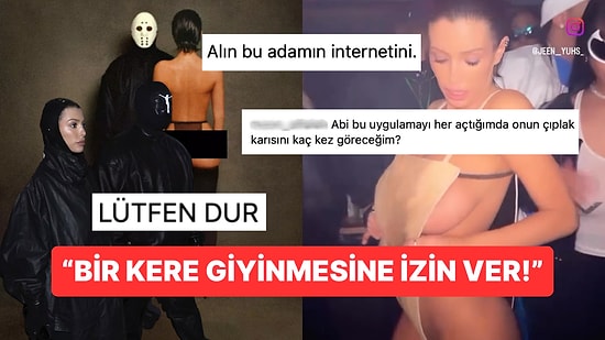 Kanye West Gece Kulübündeki Eşi Bianca'nın Çıplağa Yakın Kombinini Paylaşınca Ortalık Ayağa Kalktı