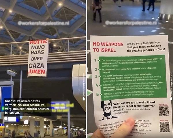 Metro istasyonunda broşür dağıtıp sesli anons yapan aktivistler o anlarda, 'Sevgili yolcular, soykırıma dahil olduğunuzu bildirmekten üzüntü duyuyoruz' dediler.