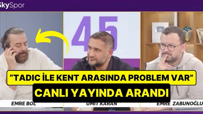 Emre Bol Canlı Yayında Tadic ile Ryan Kent Arasındaki Problemi Anlattıktan Sonra Arayan Ali Koç muydu?