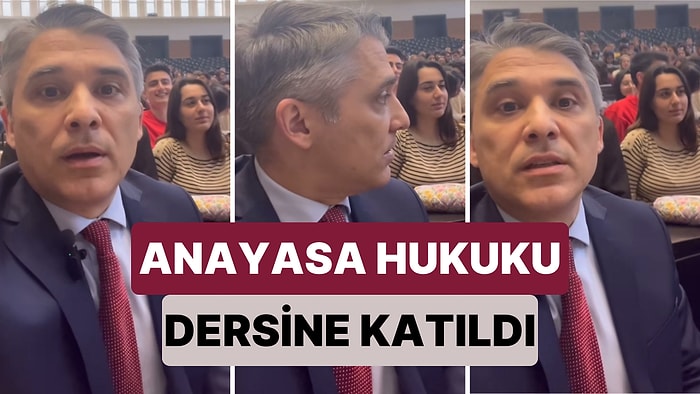 Dr. Taylan Yıldız Halka Açılan İstanbul Üniversitesi'ne Girerek Anayasa Hukuku Dersine Katıldı