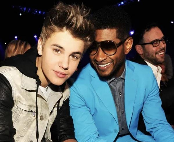 Bilmeyenler için R&B şarkıcısı Usher, Justin Bieber'ın kariyerinin ilk yıllarında büyük rol oynamış önemli bir isim.