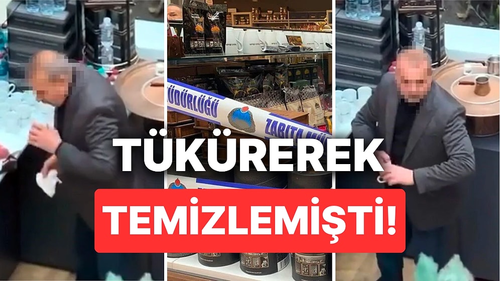 Edirne'de Bardakları Tükürerek Temizleyen Kahvecinin İfadesi Ortaya Çıktı