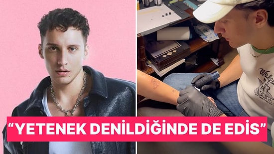 Sahnelerin Tozunu Attıran Edis Bu Sefer de Dövmeci Oldu, Arkadaşına Gülen Yüz Dövmesi Yaptığı Anları Paylaştı