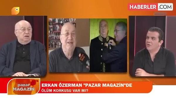 Erkan Özerman, cenaze töreni istemediğini belirterek "Teşvikiye Camii'nde herhangi bir tören yapmayın istemiyorum...Bu kadar maskaralığı ben istemem. Beni yaksınlar!" ifadelerini kullanmıştı.