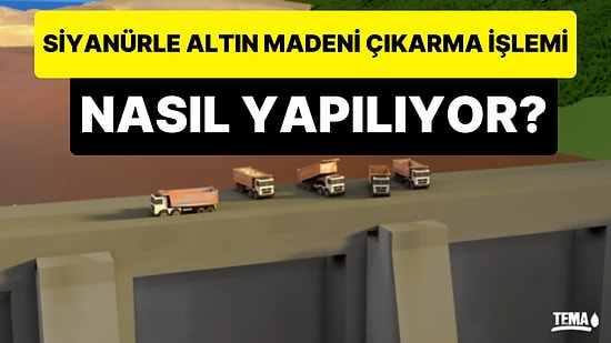 TEMA Paylaştı: Siyanürle Altın Madeni Çıkarma İşlemi Nasıl Yapılıyor?