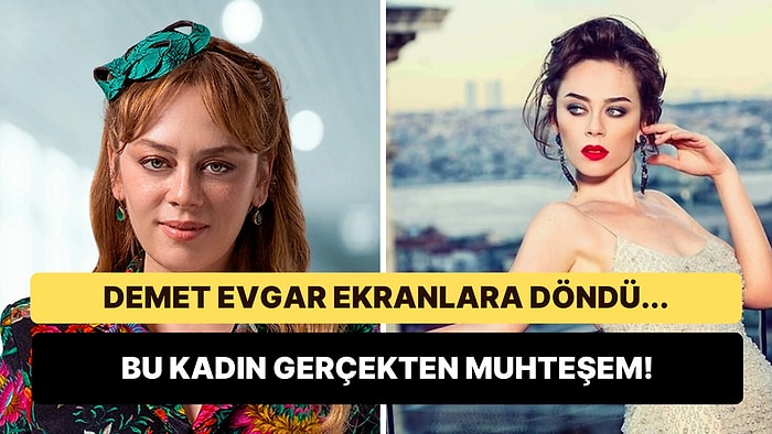 Bahar Dizisiyle Ekranlara Dönen Demet Evgar Büyük Beğeni Topladı!