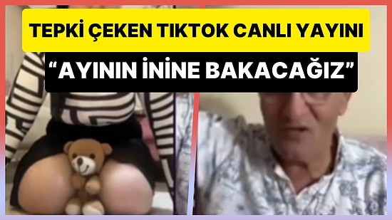 TikTok'ta Kadının Bacaklarının Arasına Koyduğu Ayıyı Çektirmek İçin Hediye İstediler: 'Ayının İnine Bakacağız'