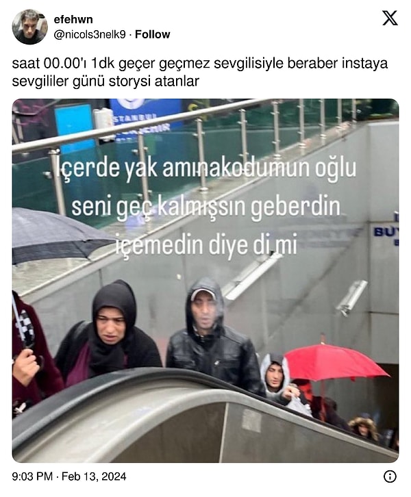 Bir de 14 Şubat'a sap girenler var...