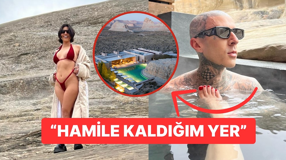 Kourtney Kardashian Sevgililer Günü'nde Eşi Travis'le Gittikleri Yeri Paylaştı: "Rocky Bebeği Yaptığımız Yer"