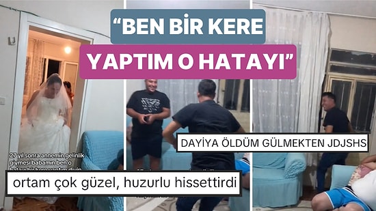 27 Yıllık Eşini Yeniden Gelinlikle Görünce "Ben Bir Kere Yaptım O Hatayı" Diyerek Kaçan Baba