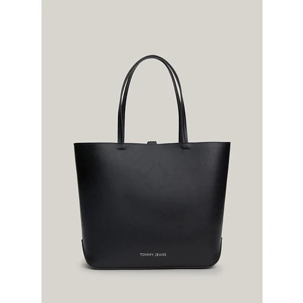 3. Tommy Hilfiger marka klasik siyah renk tote çanta.
