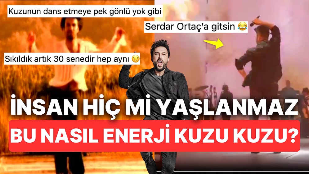 Kıpır Kıpır Enerjisiyle Konserde Kuzu Kuzu Dansı Yapan Tarkan'ın 51 Yaşında Olduğunu Söylemek Bin Şahit İster