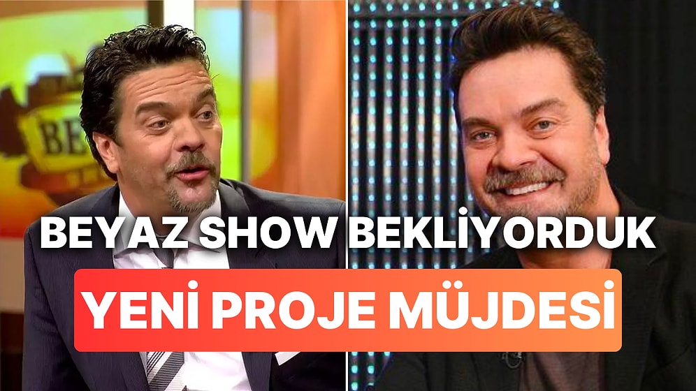 Beyaz Show ile Dönmesini Beklediğimiz Beyazıt Öztürk'ten Anlamlı Proje!