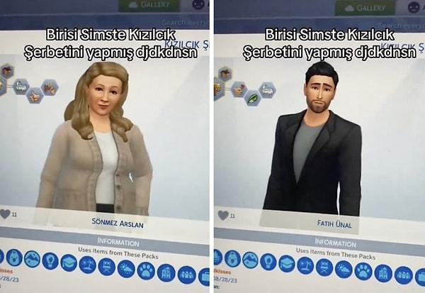 İzlemeyenlerin bile hakim olduğu Kızılcık Şerbeti, bir Sims oyuncusu tarafından Sims dünyasında da taşındı.