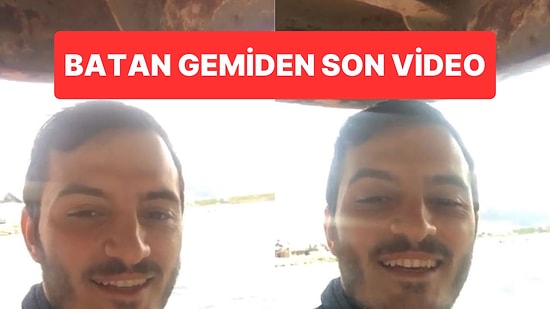 Marmara Denizi’nde Batan Gemi: Gemicinin Son Görüntüsü Ortaya Çıktı