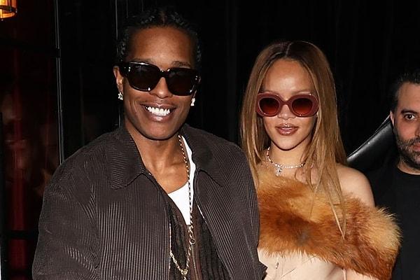 Birbirlerine deli divane aşık Rihanna ve A$AP Rocky çifti Sevgililer Günü'nü şık bir şekilde Paris’te lüks bir akşam yemeği yiyerek kutladı.