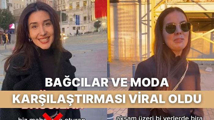 İstanbul’un İki Ayrı Mahallesini TikTok Akımıyla Kıyaslayan Genç Kadınların Nokta Atışları
