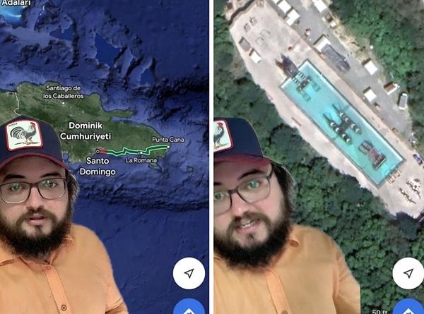 İçerik üreticisi Ata Benli, Google Haritalar'ı kullanarak Survivor'ın çekildiği adaya gitti.