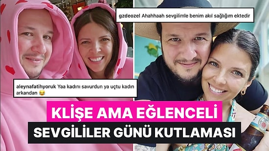 Sevgililer Gününü Geç Kutlayan Çift Yapışık İkizler Oldu: Şahan Gökbakar ve Eşinin Klişesi Güldürdü