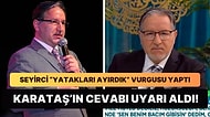 İlahiyatçı Mustafa Karataş'ın Yayına Katılan Adama Eşiyle İlgili Yatak Yorgan Sözleri Uyarılmasına Neden Oldu