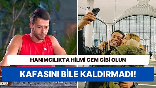 Survivor'da Hilmi Cem'in Yağmur'la Göz Göze Gelmeme Çabası Hanımcılığına Övgüler Yağdırdı!