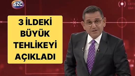 Fatih Portakal Tehlikeli Madenler İçin Canlı Yayında Uyardı: “Bu İllere Dikkat Edin”