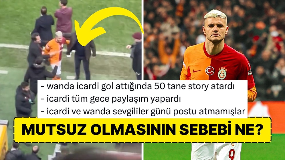 Icardi'nin Sparta Prag Maçında Muhteşem Oynamasına Rağmen Mutsuz Hali Taraftarları Endişelendirdi