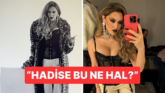 Leopar Kürkünü Takınan Hadise'nin Meme Dekoltesi Estetiğin de Bir Sınırı Olması Gerektiğini Düşündürttü
