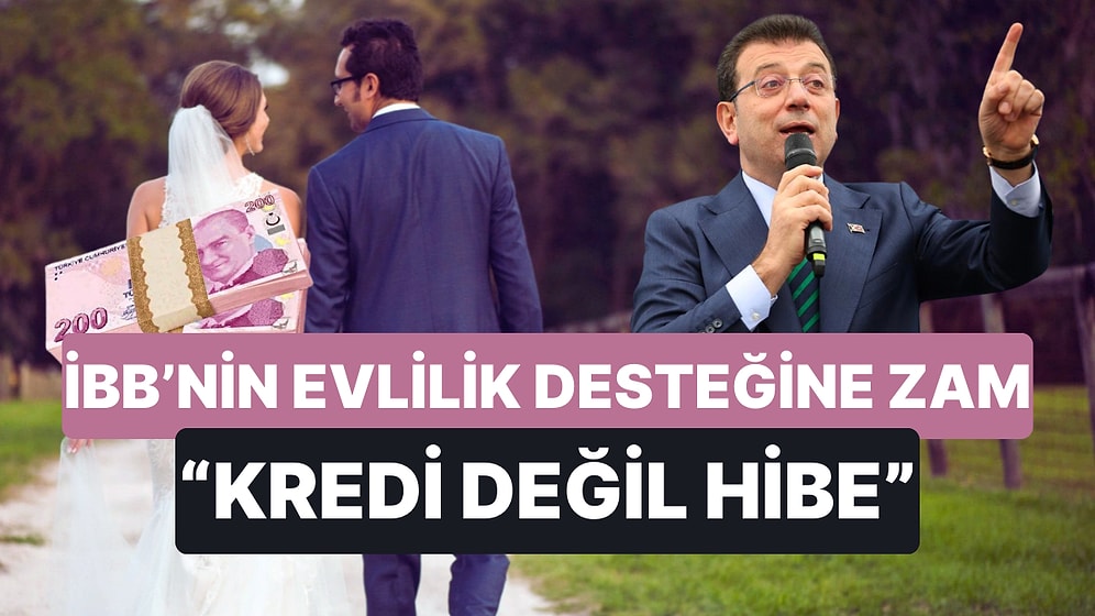Ekrem İmamoğlu Duyurdu: İBB'nin Evlilik Desteği 15 Bin TL'ye Yükseldi! Peki Kimler Evlilik Desteği Alabilir?